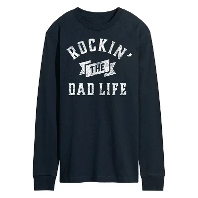 Мужской лонгслив Instant Message «Rockin Dad», синий