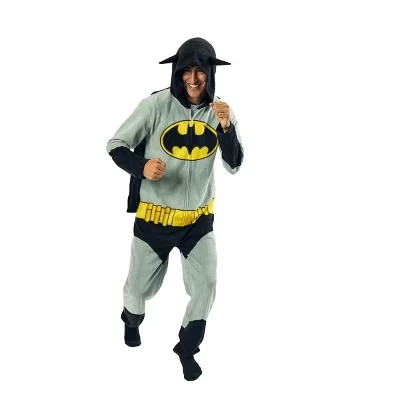 Мужской комбинезон супергероя Union Suit с накидкой и капюшоном batman superhero