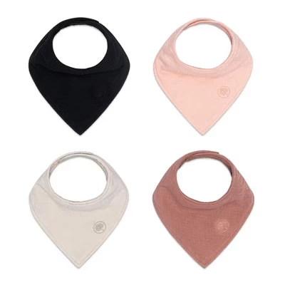 Муслиновые слюнявчики Parker Baby Co., 4 шт., кремовые
