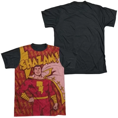 Мужская футболка для костюма Dc Shazam Bolts с коротким рукавом белого цвета
