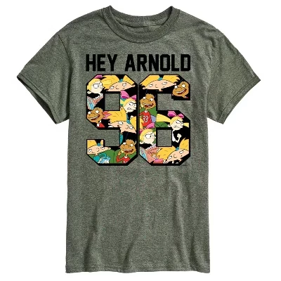 Мужская футболка Hey Arnold Arnold 1996, зеленая