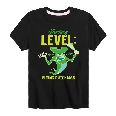 Футболка с коротким рукавом Ghosting Level Flying Dutchman с графическим рисунком черного цвета