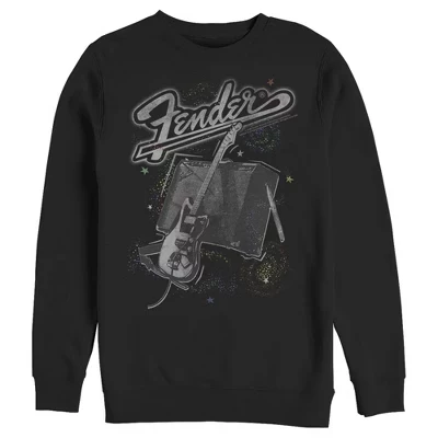 Мужской свитшот Fender Celestial Amp Logo, черный