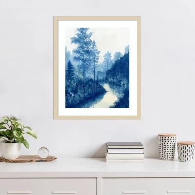 Картина Amanti Art Liberty Blue Landscape II в раме