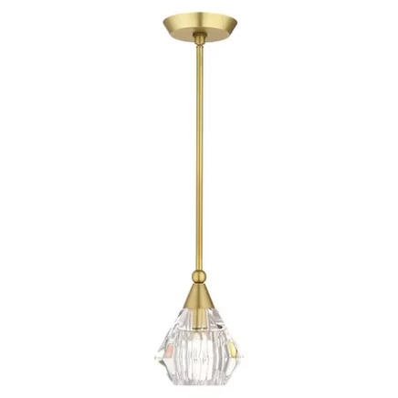 Светильник-подвес Livex Lighting Brussels 1, латунь