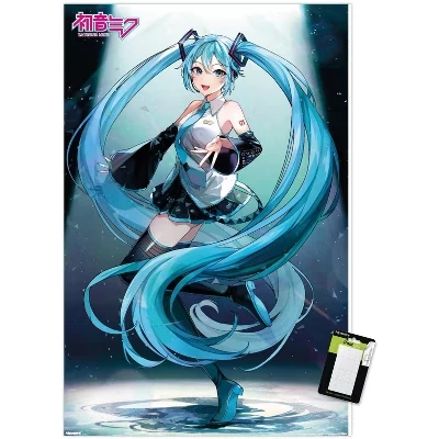 Постер Trends International Hatsune Miku, белый