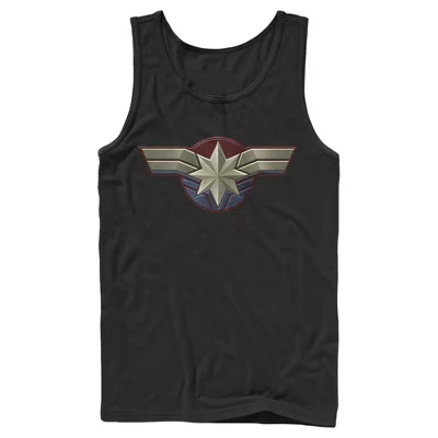 Мужская майка Captain Simple Star Symbol без рукавов черного цвета