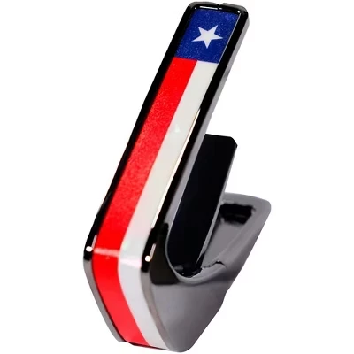 Роскошная серия черных хромированных гитар Capo texas lone star