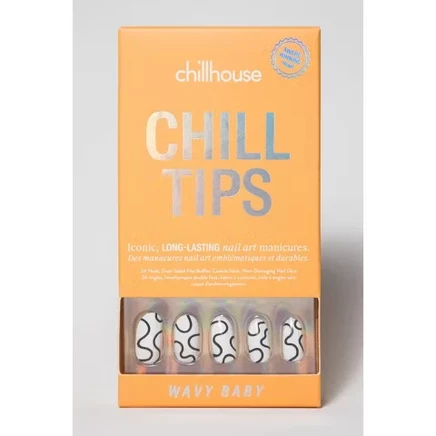 Набор накладных ногтей Chillhouse Wavy Baby, 24 шт.