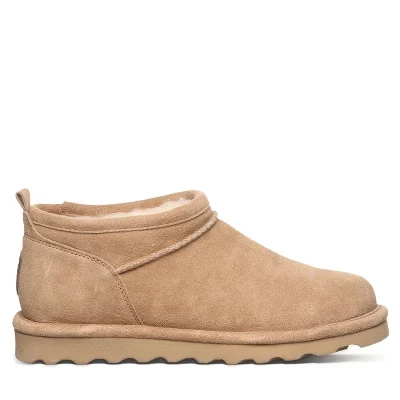 Женские очень короткие широкие ботинки BEARPAW, кофе со льдом