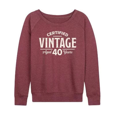 Женский лонгслив Instant Message Vintage 40, бордовый