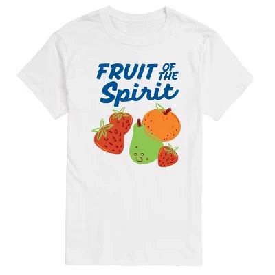 Мужская футболка Fruit Of The Spirit с коротким рукавом и рисунком, белая