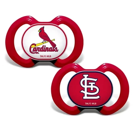 Пустышки для младенцев Baby Fanatic MLB St. Louis Cardinals, 2 шт.