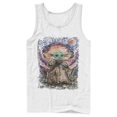 Мужская майка STAR WARS Starry Night, белая