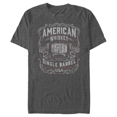 Мужская футболка Lost Gods American Whiskey, угольно-серая