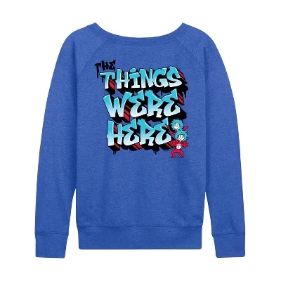 Женский лонгслив Dr. Seuss Things Were Here, синий