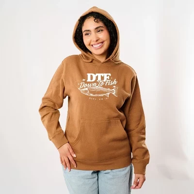 DTF Down To Fish Толстовка с капюшоном camel