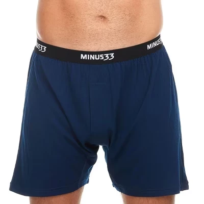 Мужские боксеры Minus33 Woolverino из мериноса, синие