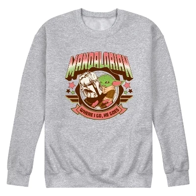 Men's -  - Mando Collegiate Graphic Fleece Sweatshirt athletic heather