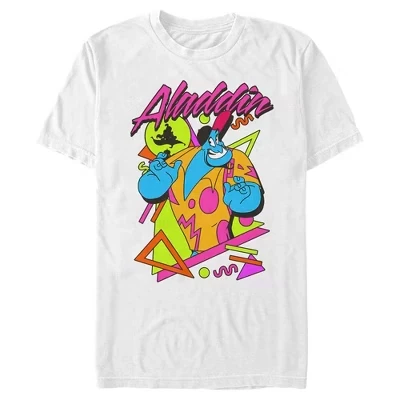Мужская футболка Genie 90-х годов, белая