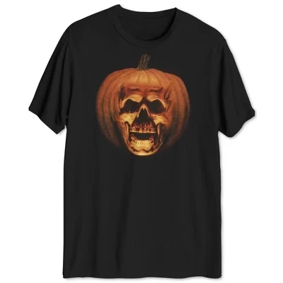 Мужская футболка с рисунком Halloween II, черная