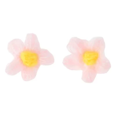 Шармы для шнурков Unique Bargains цветы, 1 пара, розовые