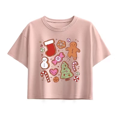 Футболка с коротким рукавом и графическим рисунком Kawaii Christmas Treats