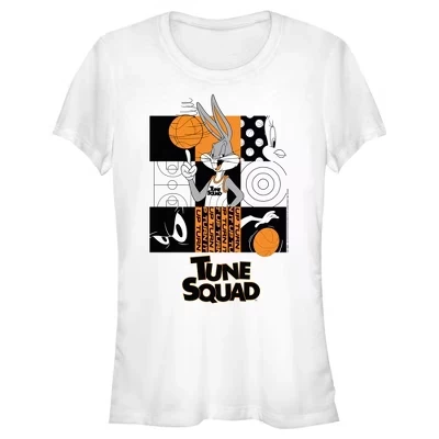 Женская футболка Space Jam Bugs Bunny Tune Squad, белая