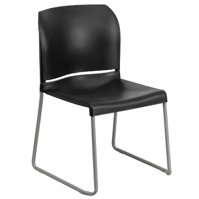 Стул Flash Furniture HERCULES, штабелируемый, чёрный