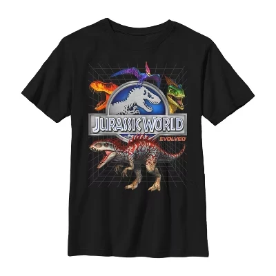 Футболка для мальчиков Jurassic World, черная