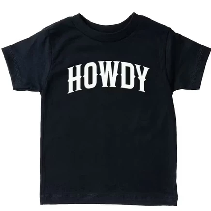 Футболка для девочек The Juniper Shop Howdy, черная