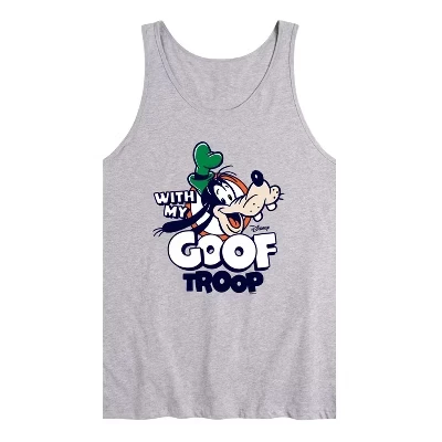 Мужская майка с графическим рисунком My Goof Troop, спортивная heather