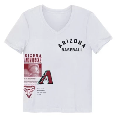 Футболка для девочек MLB Arizona Diamondbacks, белая