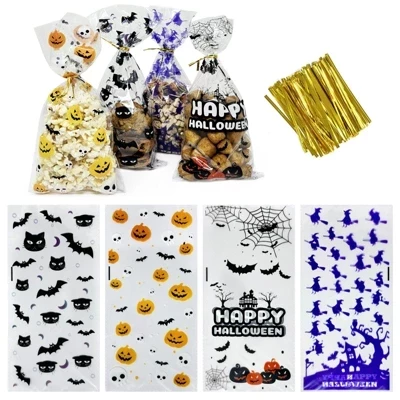 Пакеты подарочные Wrapables 100 шт., темные существа