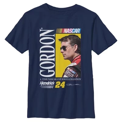 Футболка для мальчиков Jeff Gordon, синяя