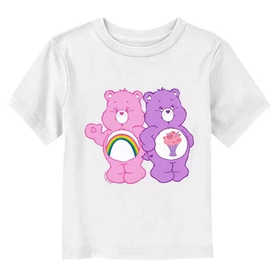 Детская футболка Care Bears Cheer и Share Bear, белая