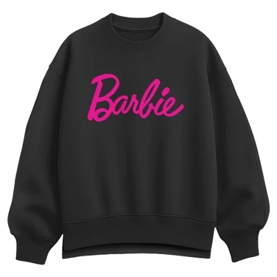 Женский свитшот Barbie «Let's Take a Drive», черный