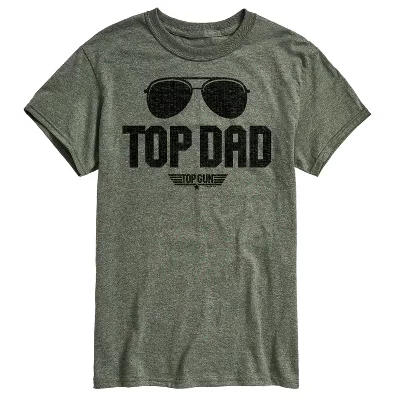 Мужская футболка Top Dad с коротким рукавом и графическим рисунком