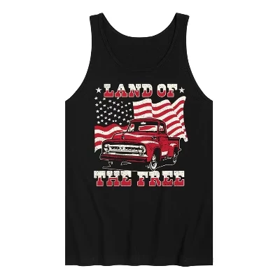 Мужская майка Instant Message Land Of The Free, черная