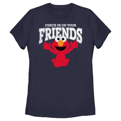 Женская футболка Elmo с надписью 