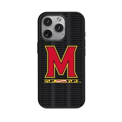 Текстовый фон NCAA Big Ten Universities, совместимый с MagSafe, чехол для мобильного телефона Apple iPhone maryland terrapins