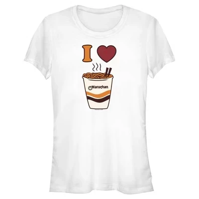 Женская футболка Maruchan I Heart Cup of Noodles, белая