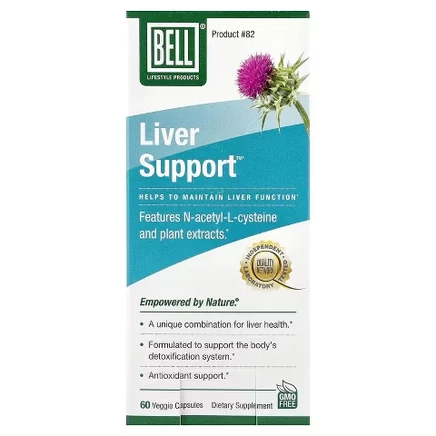 Bell Lifestyle Liver Support™, 60 растительных капсул