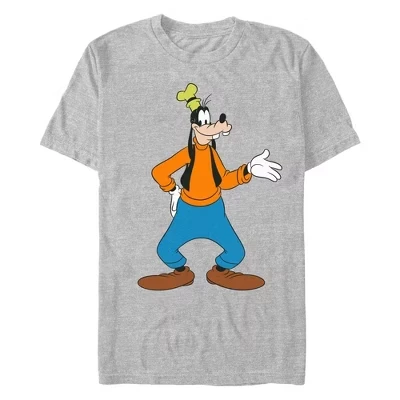 Мужская футболка Mickey & Friends Goofy Wave athletic heather