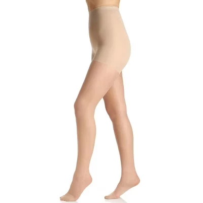 Шелковистые колготки Extra Wear Control Top с усиленным носком - 4428 телесного цвета