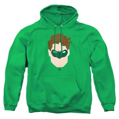 Мужское худи Green Lantern Large Face, зеленое