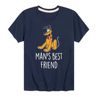 Man's Best Friend Short Sleeve Graphic T-Shirt blue (2)