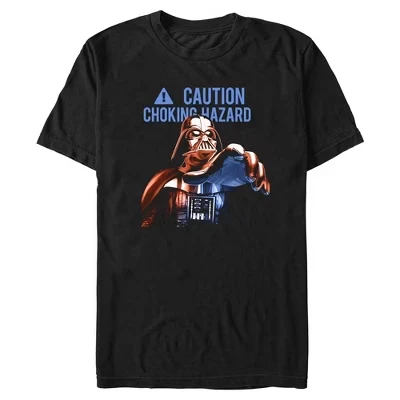 Мужская футболка Force Choking Hazard черного цвета