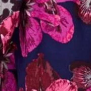 Женский укороченный комбинезон с цветочным рисунком на завязках спереди, синий-темно-синий riscombo