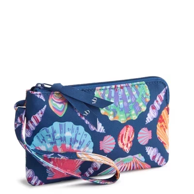 Женский клатч Vera Bradley Essential Zip Wristlet, бежевый